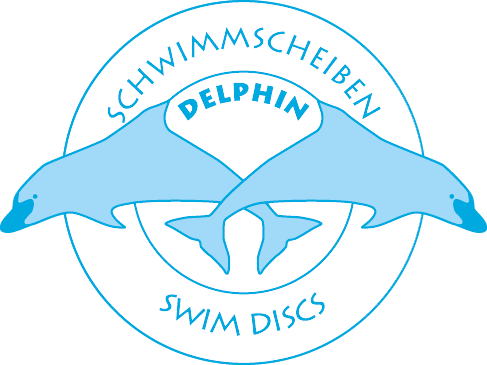 Logo Delphin discos de natación - ayudas flotantes para niños y adultos